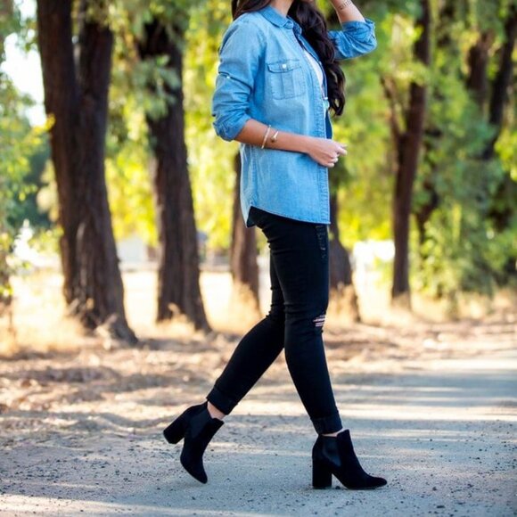 GITANO 1980’s Retro Vintage High Waisted Mom Jeans Black Medium Wash Sz 18 S - Picture 2 of 5